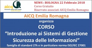 Corso_AICQ_Emilia_Romagna_Introduzione_Sistemi_Gestione_Informazioni_Bologna